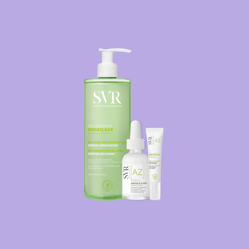 Routine Flash Stop Boutons sebiaclear